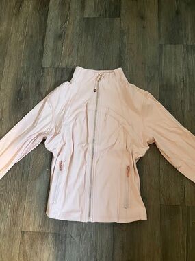 lululemon athletica Light Pink Bomber-Style Zip Jacket